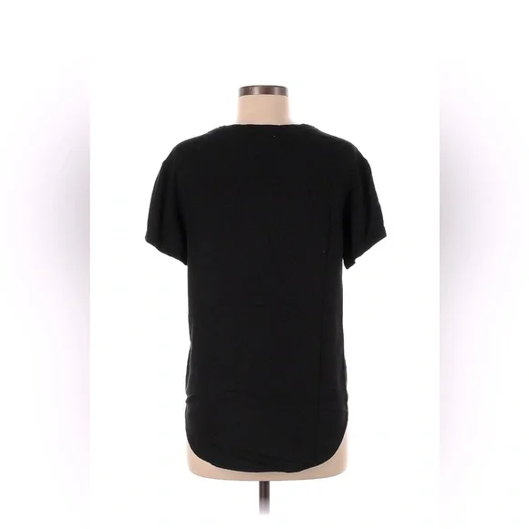 Cloth and Stone Black Sz L V-Neck Short Sleeve Tee - Picture 2 of 3